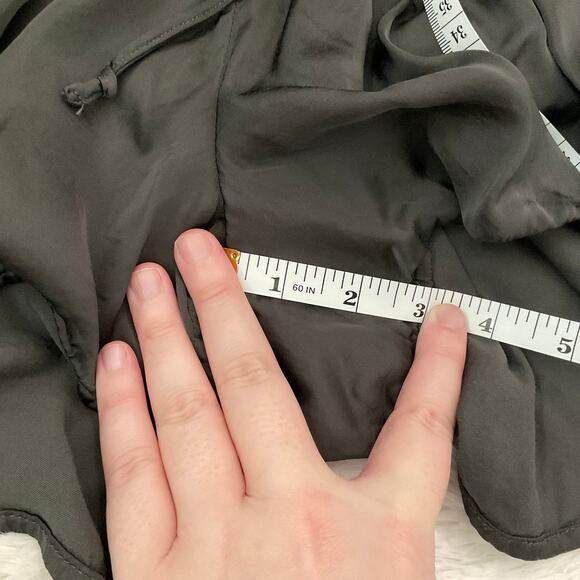 Aerie Dark Grey Satin Lounge Shorts - Size XS - Picture 8 of 8